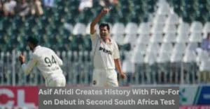 Asif Afridi five-wicket debut headlines Pakistan vs South Africa