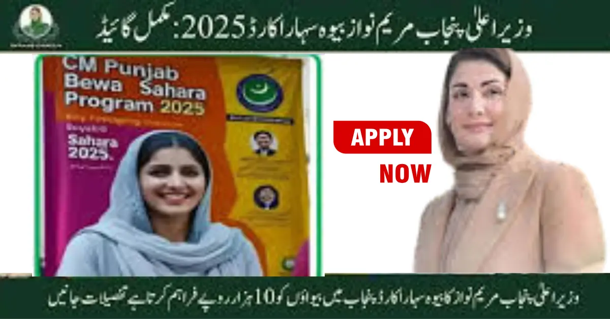 CM Punjab Bewa Sahara Card 2025 Launched for Widows