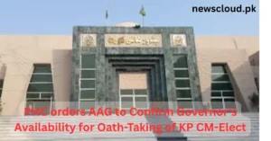 Governance at Stake: Court Orders AAG to Verify Governor for Sohail Afridi Oath