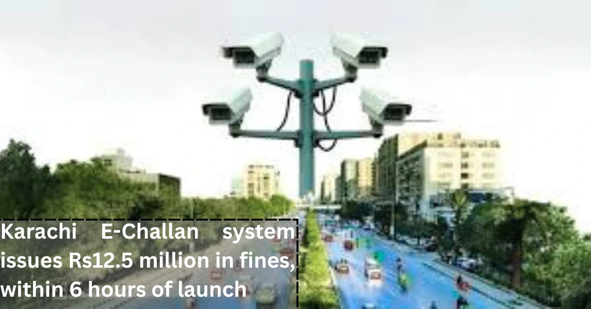 Karachi E-Challan System Issues 2,662 Tickets in Just 6 Hours