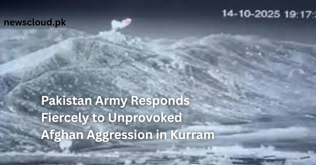 Kurram Border Clash — Pakistan’s Precision Strikes Target Taliban Strongholds