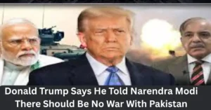 Trump Says He Told Modi For No War With Pakistan