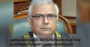 Justice Aminuddin Set to Be Sworn In as First Chief Justice of FCC