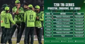 PCB Announces Revised Schedule for T20I Tri-Series 2025